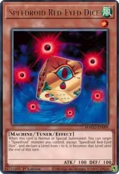 Speedroid Red-Eyed Dice (MAGO-EN099), Maximum Gold — Yu-Gi-Oh! card price