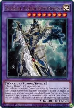 Buster Blader, the Dragon Destroyer Swordsman (MAGO-EN101), Maximum Gold — Yu-Gi-Oh! card price