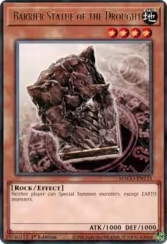 Barrier Statue of the Drought (MAGO-EN115), Maximum Gold — Yu-Gi-Oh! card price