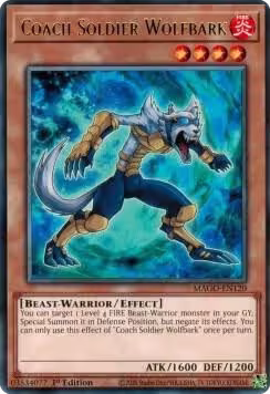 Coach Soldier Wolfbark (MAGO-EN120), Maximum Gold — Yu-Gi-Oh! card price