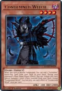 Condemned Witch (MAGO-EN129), Maximum Gold — Yu-Gi-Oh! card price
