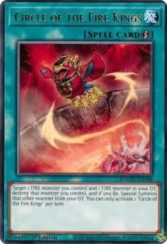 Circle of the Fire Kings (MAGO-EN149), Maximum Gold — Yu-Gi-Oh! card price
