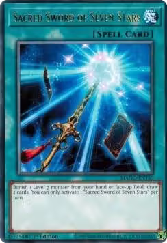 Sacred Sword of Seven Stars (MAGO-EN150), Maximum Gold — Yu-Gi-Oh! card price