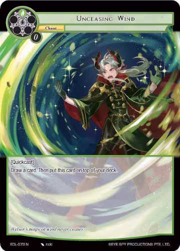 Unceasing Wind (EDL-073), The Epic of the Dragon Lord — Force of Will card price