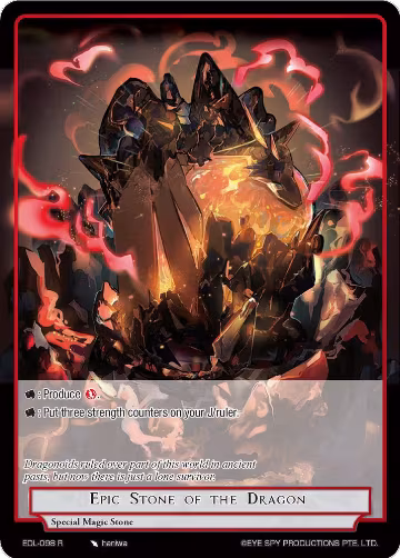 Epic Stone of the Dragon (EDL-098), The Epic of the Dragon Lord — Force of Will card price