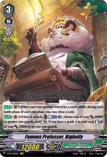 Famous Professor, Bigbelly (V-BT11/005EN), V-BT11: Storm of the Blue Cavalry — Vanguard card price