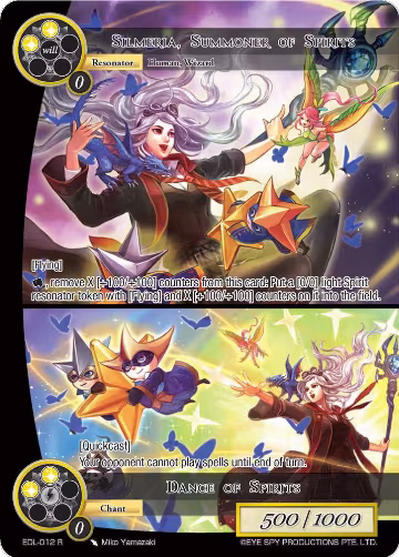 Silmeria, Summoner of Spirits // Dance of Spirits (EDL-012), The Epic of the Dragon Lord — Force of Will card price