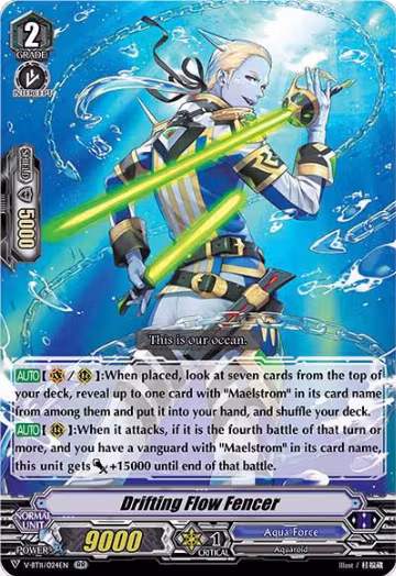 Drifting Flow Fencer (V-BT11/024EN), V-BT11: Storm of the Blue Cavalry — Vanguard card price