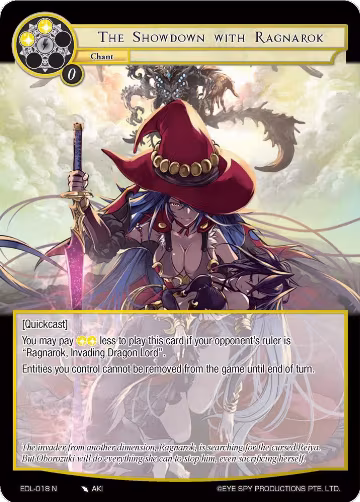 The Showdown with Ragnarok (EDL-018), The Epic of the Dragon Lord — Force of Will card price