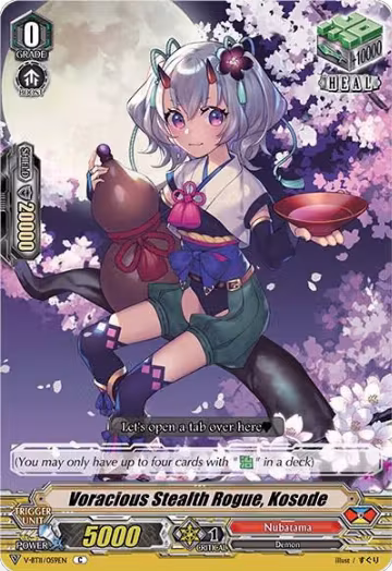 Voracious Stealth Rogue, Kosode (V-BT11/059EN), V-BT11: Storm of the Blue Cavalry — Vanguard card price
