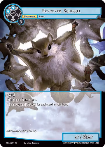 Skycover Squirrel (EDL-051), The Epic of the Dragon Lord — Force of Will card price