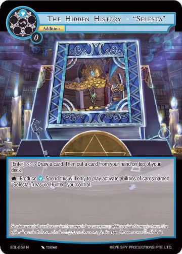 The Hidden History - "Selesta" (EDL-052), The Epic of the Dragon Lord — Force of Will card price