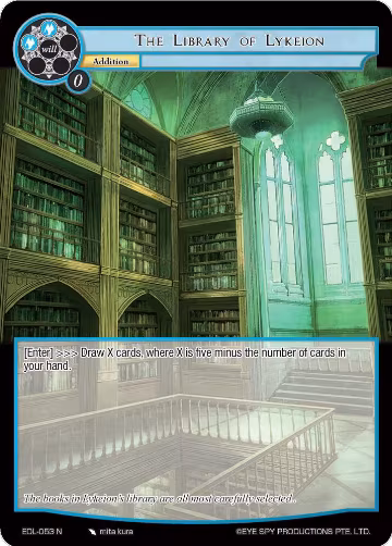 The Library of Lykeion (EDL-053), The Epic of the Dragon Lord — Force of Will card price