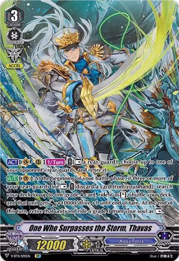 One Who Surpasses the Storm, Thavas (SP) (V-BT11/SP11EN), V-BT11: Storm of the Blue Cavalry — Vanguard card price