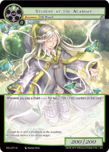 Student at the Academy (EDL-071), The Epic of the Dragon Lord — Force of Will card price
