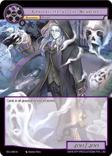 Gravekeeper at the Academy (EDL-082), The Epic of the Dragon Lord — Force of Will card price