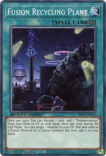 Fusion Recycling Plant (SBCB-EN016), Speed Duel: Battle City Box — Yu-Gi-Oh! card price