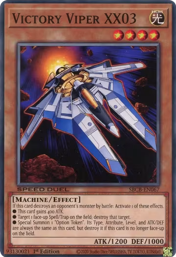 Victory Viper XX03 (SBCB-EN067), Speed Duel: Battle City Box — Yu-Gi-Oh! card price