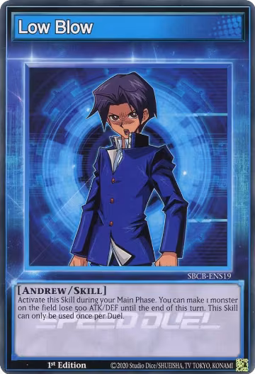 Low Blow (SBCB-ENS19), Speed Duel: Battle City Box — Yu-Gi-Oh! card price