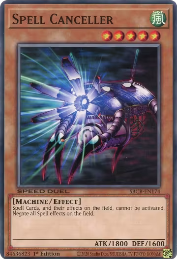 Spell Canceller (SBCB-EN174), Speed Duel: Battle City Box — Yu-Gi-Oh! card price
