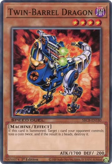 Twin-Barrel Dragon (SBCB-EN180), Speed Duel: Battle City Box — Yu-Gi-Oh! card price