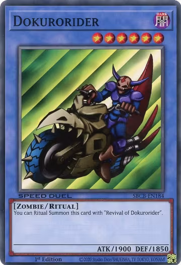 Dokurorider (SBCB-EN184), Speed Duel: Battle City Box — Yu-Gi-Oh! card price