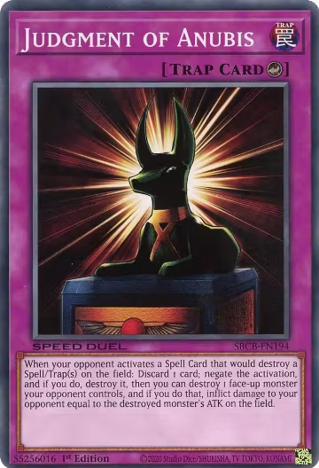 Judgment of Anubis (SBCB-EN194), Speed Duel: Battle City Box — Yu-Gi-Oh! card price