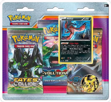 XY 3 Pack Blister [Yveltal], XY - BREAKthrough — Pokémon sealed product price