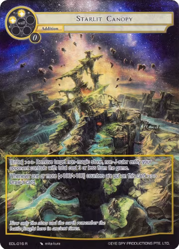 Starlit Canopy (Full Art) (EDL-016), The Epic of the Dragon Lord — Force of Will card price