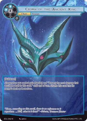Crown of the Ancient King (Full Art) (EDL-042), The Epic of the Dragon Lord — Force of Will card price