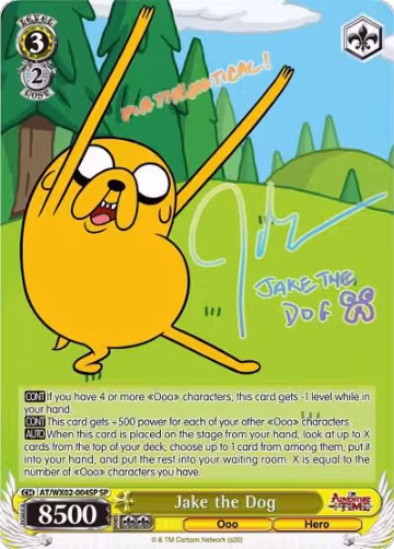 Jake the Dog (SP) (AT/WX02-004SP SP), Adventure Time — Weiß Schwarz card price
