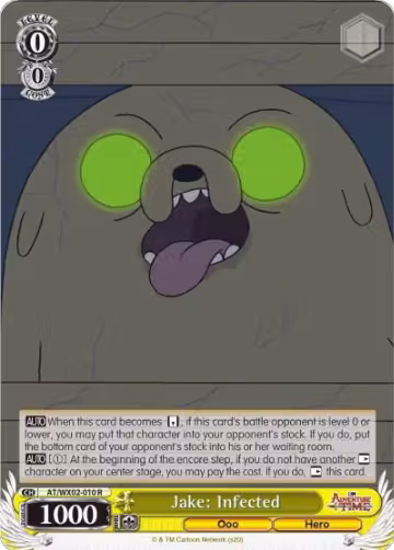 Jake: Infected (AT/WX02-010 R), Adventure Time — Weiß Schwarz card price