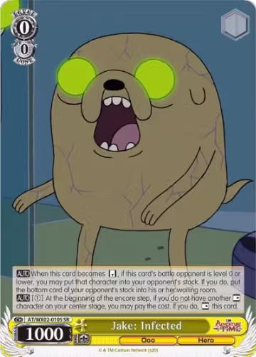 Jake: Infected (SR) (AT/WX02-010S SR), Adventure Time — Weiß Schwarz card price