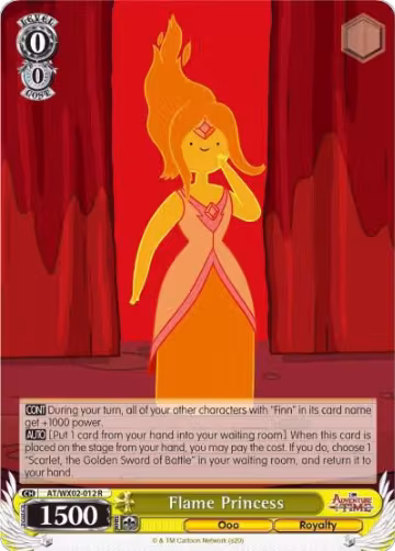 Flame Princess (AT/WX02-012 R), Adventure Time — Weiß Schwarz card price