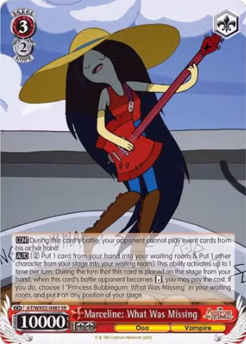 Marceline: What Was Missing (SR) (AT/WX02-048S SR), Adventure Time — Weiß Schwarz card price