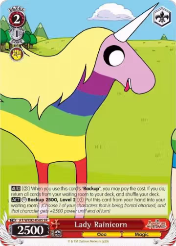 Lady Rainicorn (SR) (AT/WX02-050S SR), Adventure Time — Weiß Schwarz card price