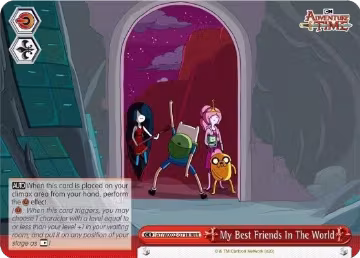 My Best Friends In The World (RRR) (AT/WX02-071R RRR), Adventure Time — Weiß Schwarz card price