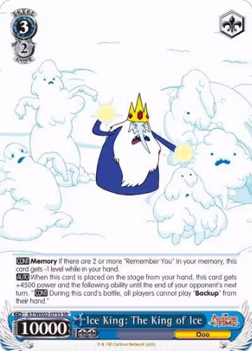 Ice King: The King of Ice (SR) (AT/WX02-075S SR), Adventure Time — Weiß Schwarz card price