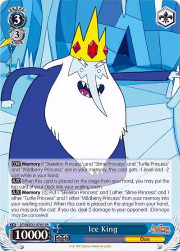 Ice King (SR) (AT/WX02-076S SR), Adventure Time — Weiß Schwarz card price