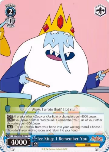 Ice King: I Remember You (AT/WX02-077 R), Adventure Time — Weiß Schwarz card price