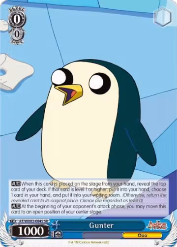 Gunter (SR) (AT/WX02-084S SR), Adventure Time — Weiß Schwarz card price