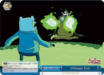 Ultimate Evil (RRR) (AT/WX02-100R RRR), Adventure Time — Weiß Schwarz card price