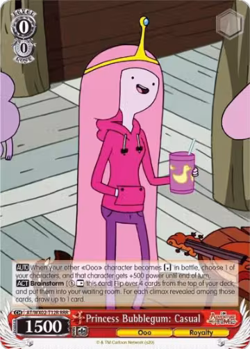 Princess Bubblegum: Casual (RRR) (AT/WX02-T12R RRR), Adventure Time — Weiß Schwarz card price