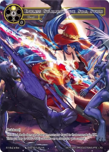 Endless Starlight, the Star Sword (S1 Buy a Box 1), Promo Cards — Force of Will card price