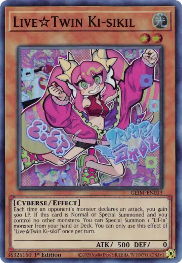 Live Twin Ki-sikil (GEIM-EN013), Genesis Impact — Yu-Gi-Oh! card price