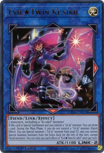 Evil Twin Ki-sikil (GEIM-EN015), Genesis Impact — Yu-Gi-Oh! card price