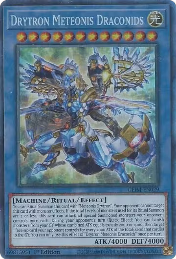 Drytron Meteonis Draconids (CR) (GEIM-EN029), Genesis Impact — Yu-Gi-Oh! card price