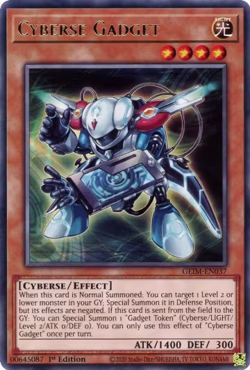 Cyberse Gadget (GEIM-EN037), Genesis Impact — Yu-Gi-Oh! card price