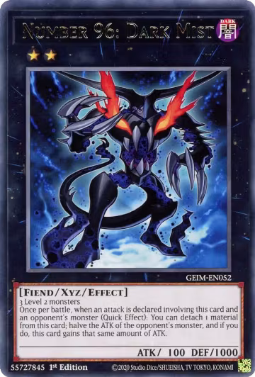 Number 96: Dark Mist (GEIM-EN052), Genesis Impact — Yu-Gi-Oh! card price