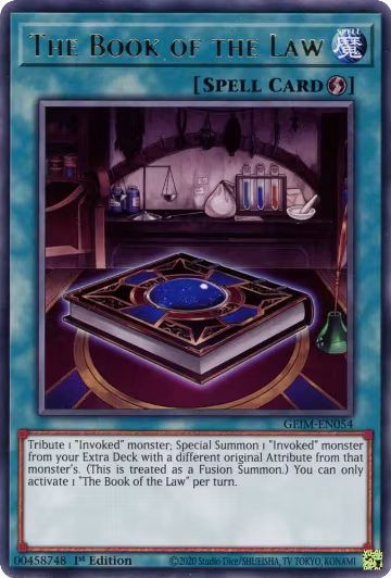 The Book of the Law (GEIM-EN054), Genesis Impact — Yu-Gi-Oh! card price